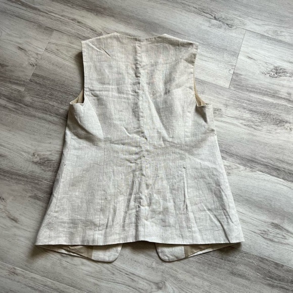 Banana Republic Beige Linen Vest - Picture 6 of 8